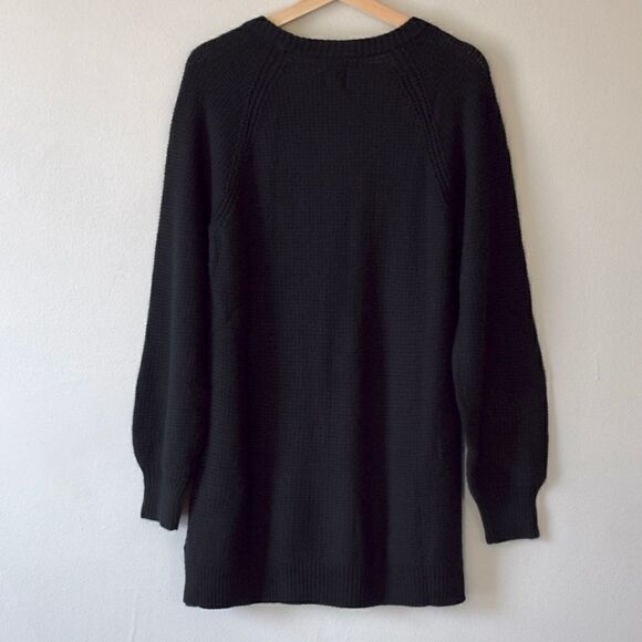 GAP True Soft Textured Crewneck Sweater, Black, Size Large - Picture 9 of 11